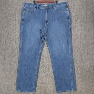 Ridgecut Toughwear Carpenter Jeans Mens 44x32 Blue Stretch Denim Workwear